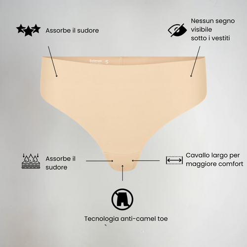 Pacco da 3 slip invisibili senza cuciture